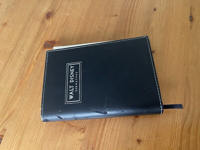 black Leather bound Walt Disney signature notebook-image
