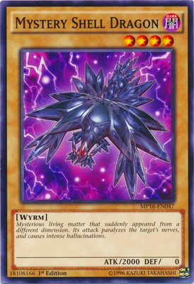 Mystery Shell Dragon - MP16-EN047 - Common - 1st Edition Near Mint 2016 Mega Tin-image