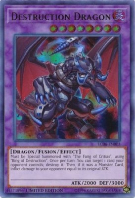 Destruction Dragon (LC06-EN003) - Ultra Rare - 1st Edition-image
