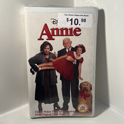 Annie- Disney Movie VHS Kathy Bates, Alicia Morton-Factory Sealed-image