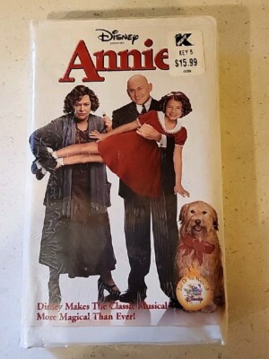 Disney Annie (VHS/Movie 1990) With Kathy Bates & Alan Cumming. Brand New-Sealed -image