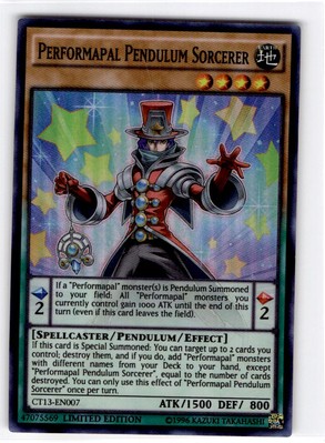 Yu-Gi-Oh Performapal Pendulum Sorcerer Super Rare #CT13-EN007-image