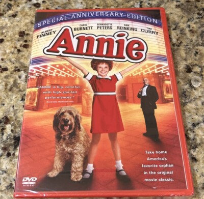 Annie- SPECIAL ANNIVERSARY EDITION DVD, CAROL BURNETT, BERNADETTE PETERS NEW-image