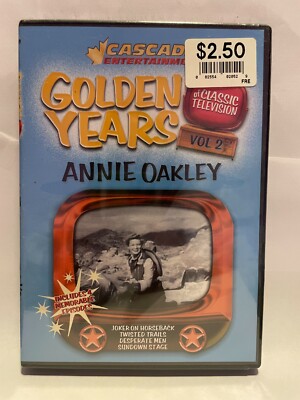 Golden Years Of Classic Television Annie Oakley Vol. 2, DVD, Sealed Charity DS66-image