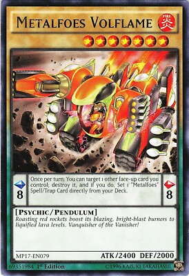 YuGiOh 2017 Mega-Tins Mega Pack Metalfoes Volflame MP17-EN079-image