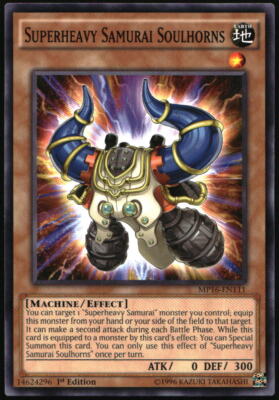 Yu-Gi-Oh! - 2016 Mega-Tin Mega Pack Superheavy Samurai Soulhorns 2016 MP16-EN111-image