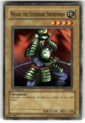 Masaki the Legendary Swordsman The Legend of Blue Eyes White Dragon Yugioh LP-image