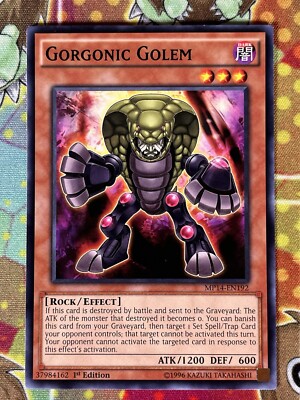Yugioh Gorgonic Golem MP14-EN192 Single-image