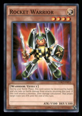 Yugioh Rocket Warrior #LDK2-ENJ13 Legendary Decks II LP-image