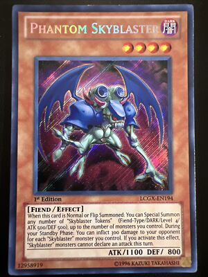 Yu-Gi-Oh! TCG Phantom Skyblaster LCGX-EN194 1st Edition Secret Rare-image