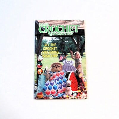 Annie's Crochet Newsletter Crochet Pattern Booklet No. 10 July-Aug Vintage 1984-image