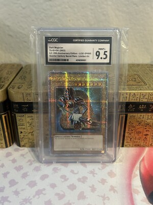CGC 9.5 Dark Magician - LC01-EN005 - 25th Quarter Century Secret Rare-image