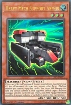 Heavy Mech Support Armor - LCKC-EN023 - Ultra Rare - 1st Edition - Near Mint-image