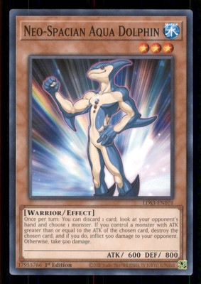 Yugioh Neo-Spacian Aqua Dolphin #LDS3-EN101 Legendary Duelists: Season 3 LP-image