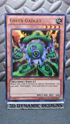 | Yugioh Green Gadget LCYW-EN039 1st Edition Ultra Rare Yugis World  LP 🔥 |-image