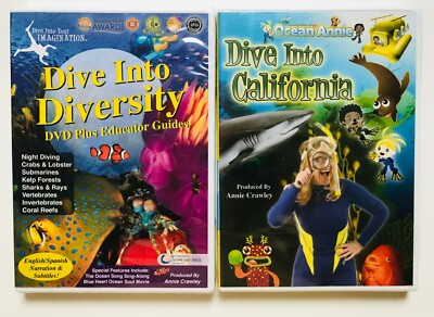 Ocean Annie 2 DVD set - Dive into Diversity & Dive into California-image