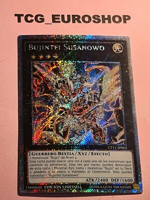 BUJINTEI SUSANOWO●YUGIOH●CT11●SPANISH●PLATINIUM SECRET RARE●LIM EDITION●NM #77-image